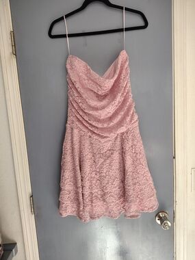 Sweet Society Pink Lace Dress Top - Sweet Society 2X